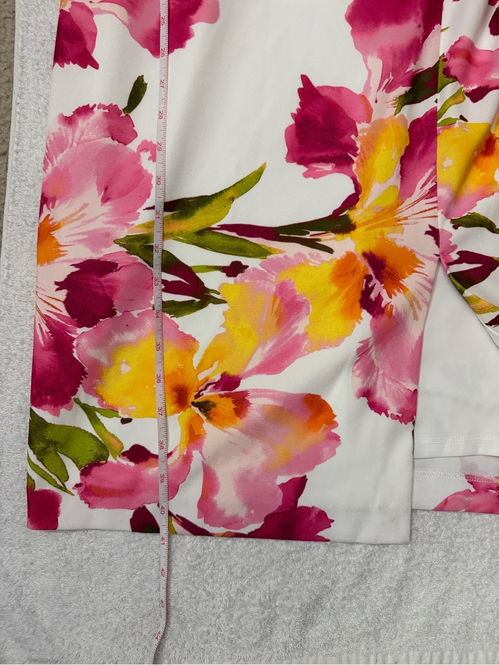 Eliza J Floral Midi Sheath Dress Boatneck Sleeveless Side Slit Brunch Cocktail - Picture 9 of 14